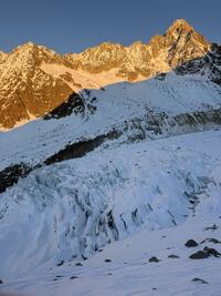 Retour glacier d’Argentière Retour glacier d’Argentière